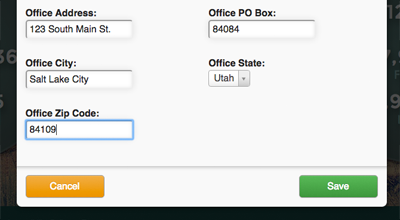 Complete the form and save your account information.
			     An admin will then assign your user rights.